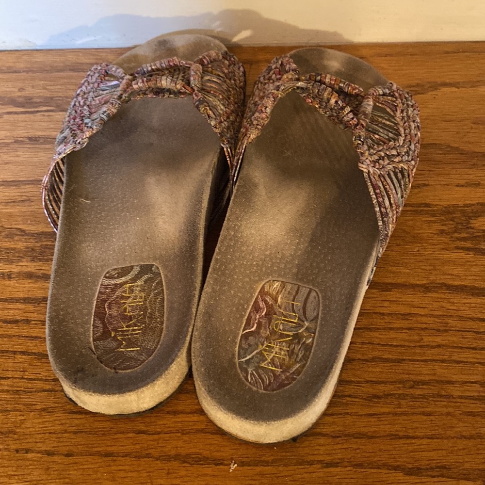 Mikala Multi Colored Flat Slides - image 3